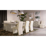 Hoyos Rectangular Dining Table, Taupe-Furniture - Dining-High Fashion Home