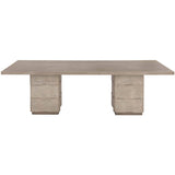 Hoyos Rectangular Dining Table, Taupe-Furniture - Dining-High Fashion Home