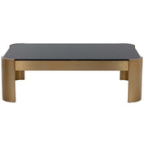 Irvine Coffee Table, Gold-Furniture - Accent Tables-High Fashion Home