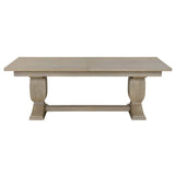 Rhaenyra Extension Dining Table, Greige-Furniture - Dining-High Fashion Home