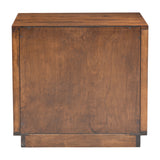 Linea End Table, Walnut-Furniture - Accent Tables-High Fashion Home