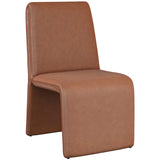 Cascata Leather Dining Chair, Marseille Camel, Set of 2-Furniture - Dining-High Fashion Home