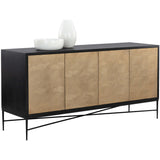 Algarve Sideboard, Champagne Gold-Furniture - Storage-High Fashion Home