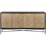 Algarve Sideboard, Champagne Gold-Furniture - Storage-High Fashion Home