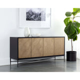 Algarve Sideboard, Champagne Gold-Furniture - Storage-High Fashion Home