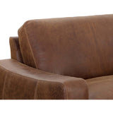 Rafael Leather Sofa, Aged Cognac-Furniture - Sofas-High Fashion Home