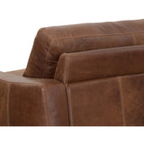 Rafael Leather Sofa, Aged Cognac-Furniture - Sofas-High Fashion Home