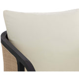 Palermo Chair, Stinson Cream/Charcoal-Furniture - Chairs-High Fashion Home