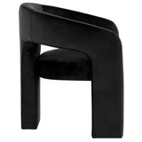 Isidore Dining Arm Chair, Abbington Black