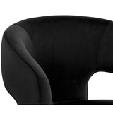 Isidore Dining Arm Chair, Abbington Black