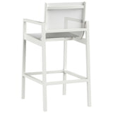 Merano Bar Stool, White-Furniture - Dining-High Fashion Home