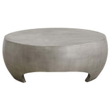 Tarsus Coffee Table, Pewter Look-Furniture - Accent Tables-High Fashion Home