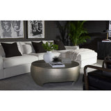 Tarsus Coffee Table, Pewter Look-Furniture - Accent Tables-High Fashion Home