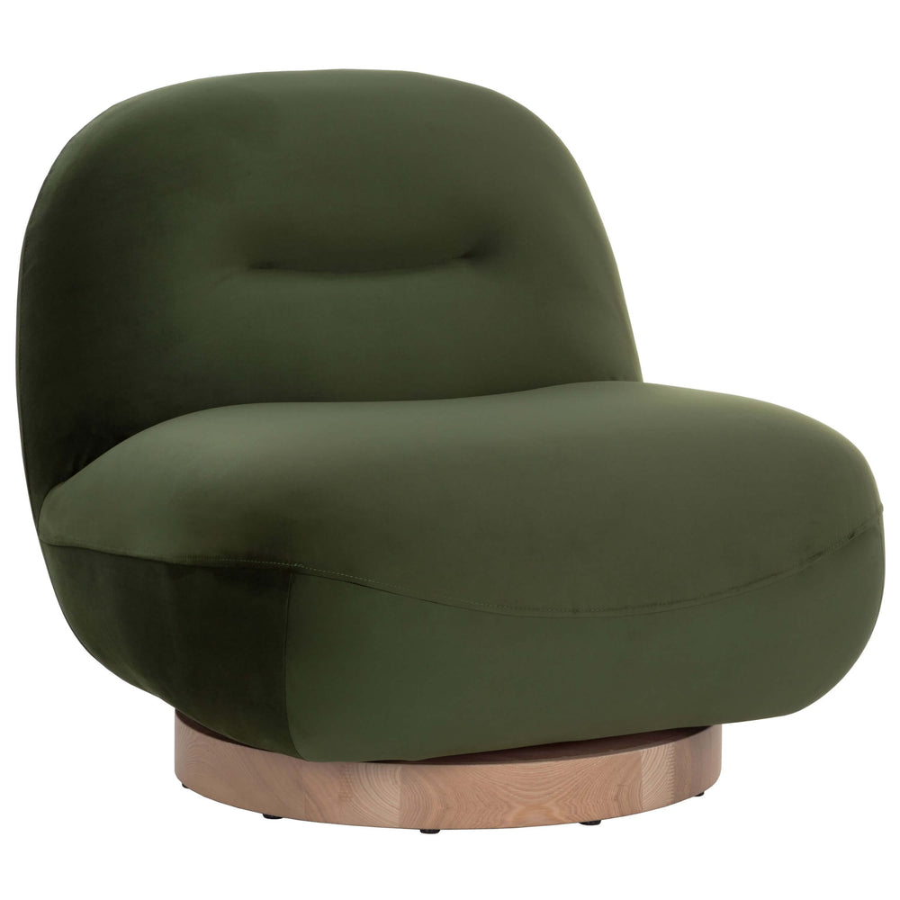 Franze Swivel Chair, Moss Green