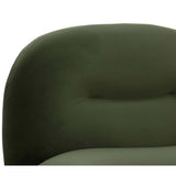 Franze Swivel Chair, Moss Green