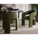 Isidore Dining Arm Chair, Copenhagen Olive