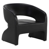 Cura Chair, Black-Furniture - Chairs-High Fashion Home