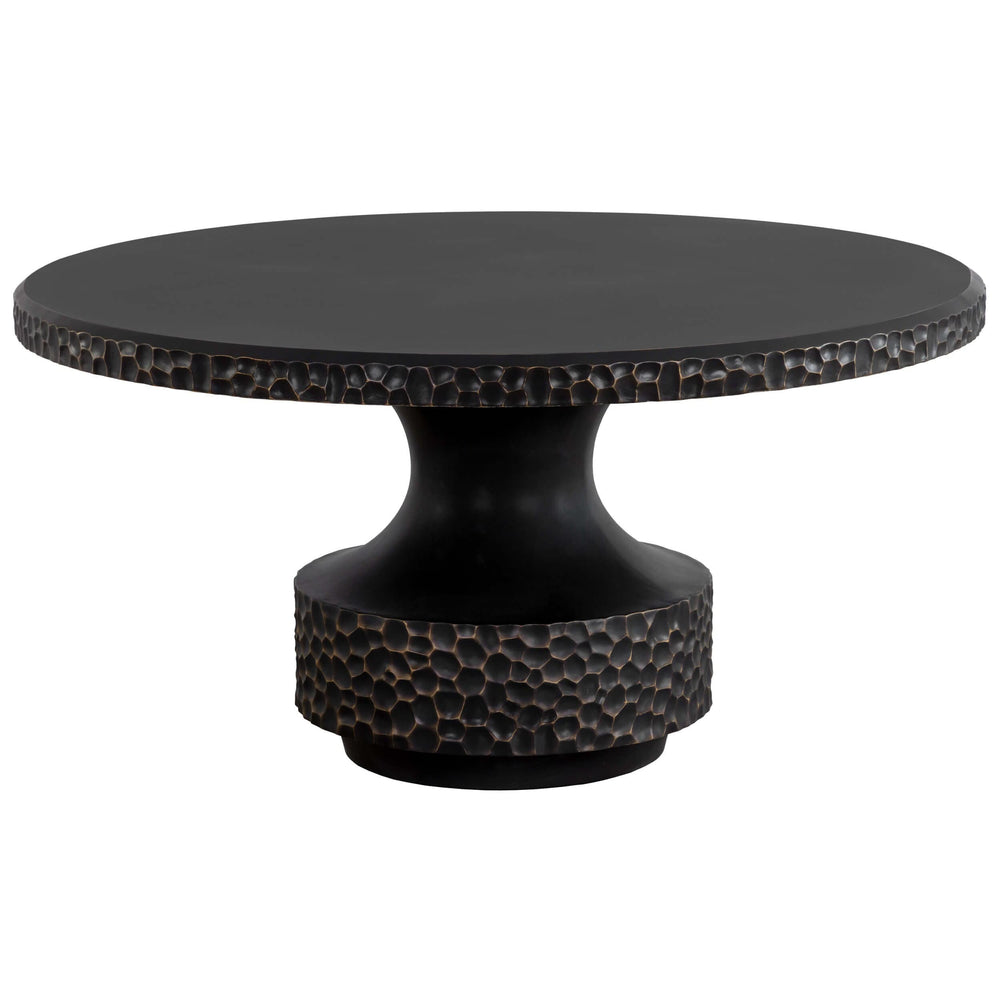 Mersin Dining Table, Black-Furniture - Dining-High Fashion Home