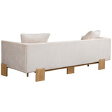 Anwa Sofa, Polo Club Muslin-Furniture - Sofas-High Fashion Home