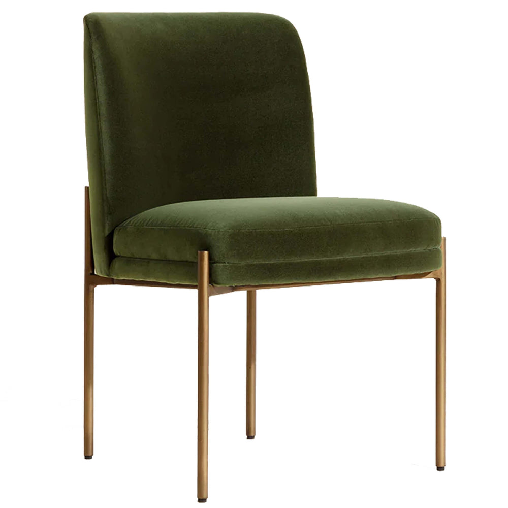 Richie Dining Chair, Forest Green, Set of 2