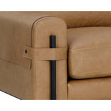 Camus Leather Chair, Ludlow Sesame-Furniture - Chairs-High Fashion Home