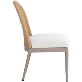 Calandri Dining Chair, Louis Cream/Natural, Set of 2-Furniture - Dining-High Fashion Home