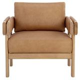 Carmichael Leather Chair, Ludlow Sesame