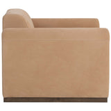 Romer Leather Chair, Nubuck Tan-Furniture - Chairs-High Fashion Home