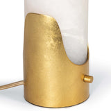 Sacha Table Lamp, Alabaster-Lighting-High Fashion Home