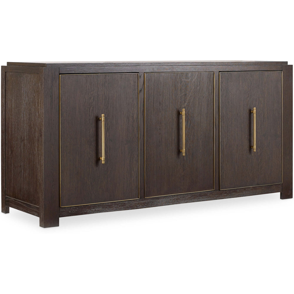 Curata Credenza, Deep Brown-Furniture - Storage-High Fashion Home