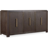 Curata Credenza, Deep Brown-Furniture - Storage-High Fashion Home