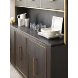 Curata Credenza, Deep Brown-Furniture - Storage-High Fashion Home