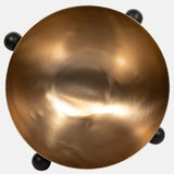 Metal Bubble Bowl, Gold-Accessories-High Fashion Home