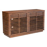 Linea Credenza, Walnut-Furniture-High Fashion Home