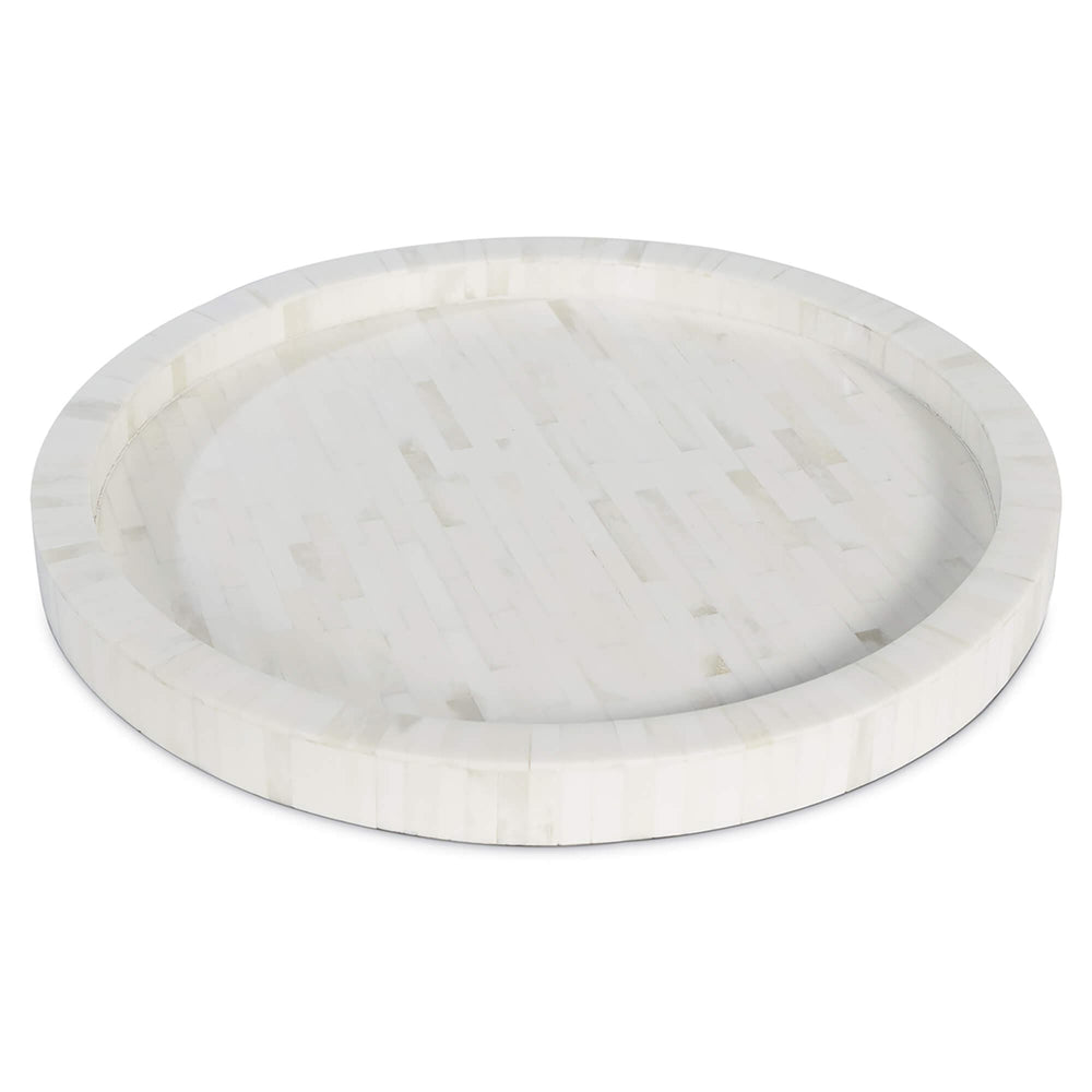 Capri Bone Tray, Natural-Accessories-High Fashion Home