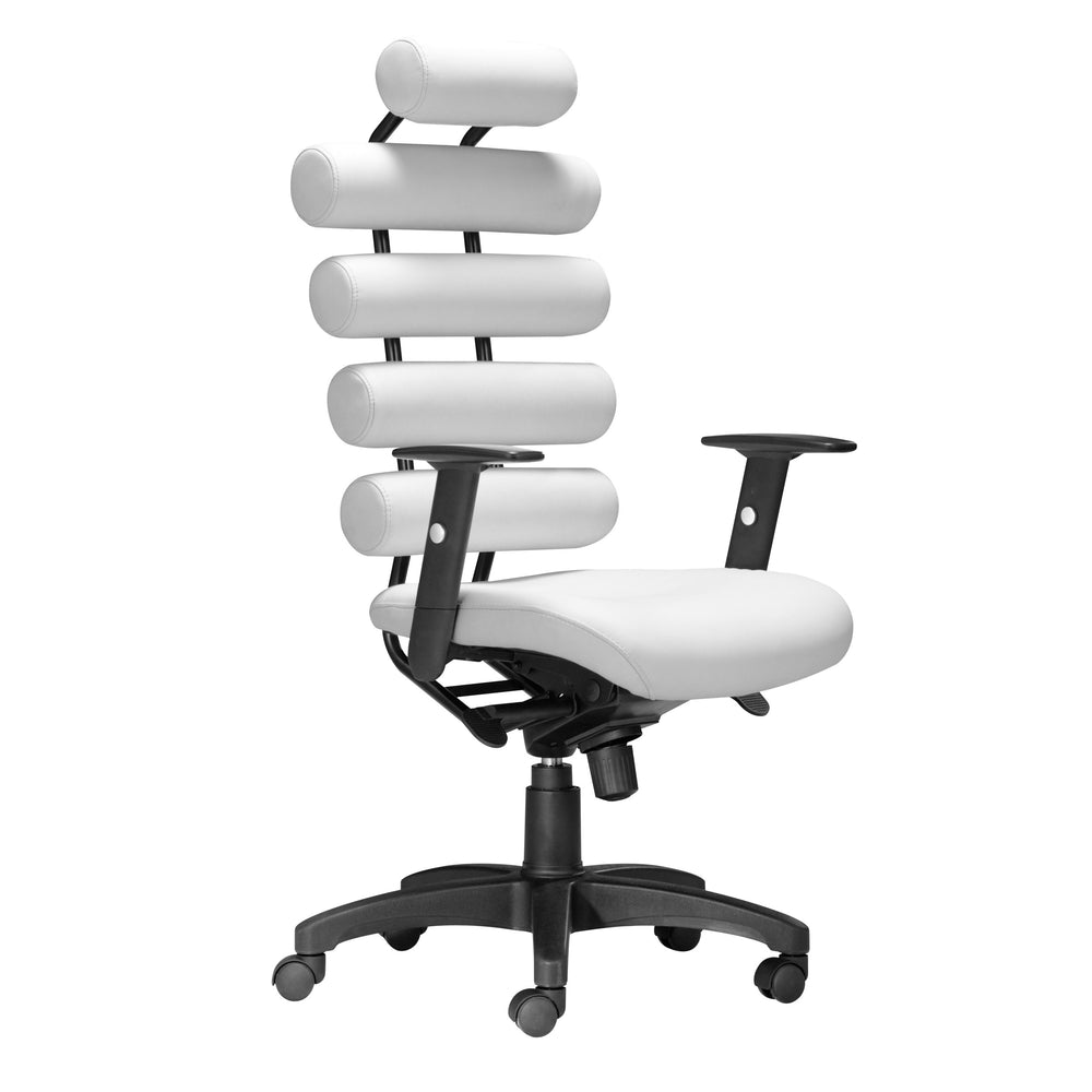 Unico Office Chair, White-Furniture - Office-High Fashion Home