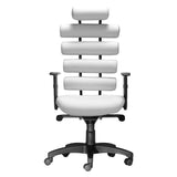 Unico Office Chair, White-Furniture - Office-High Fashion Home