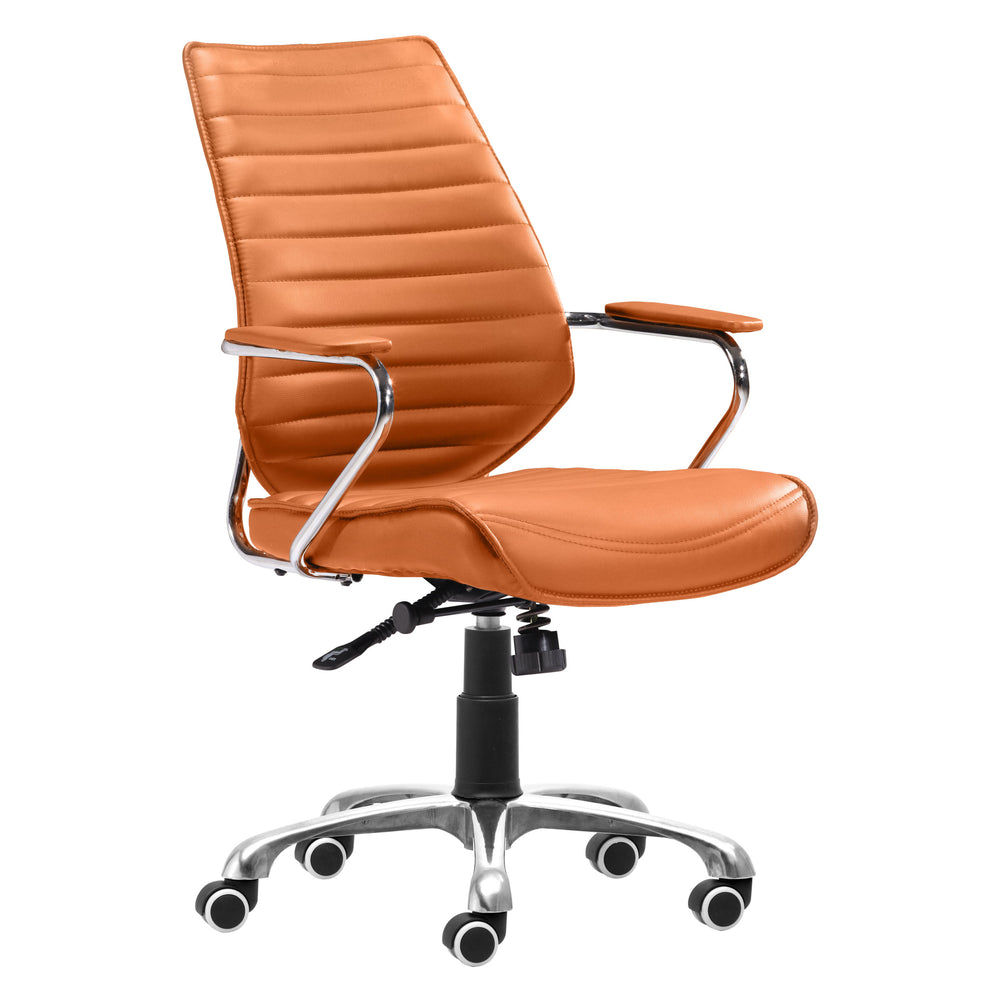 Enterprise Low Back Office Chair, Orange-Furniture - Office-High Fashion Home