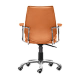 Enterprise Low Back Office Chair, Orange-Furniture - Office-High Fashion Home