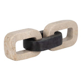 Onyx Marble Chain, Beige-Accessories-High Fashion Home