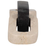 Onyx Marble Chain, Beige-Accessories-High Fashion Home