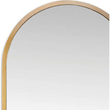 Canal Mirror, Natural Brass-Accessories-High Fashion Home