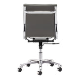 Lider Plus Armless Office Chair, Gray-Furniture - Office-High Fashion Home