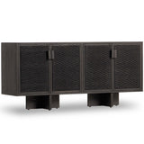 Levon Sideboard, Black Pine-Furniture - Storage-High Fashion Home