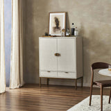 Cressida Bar Cabinet, Ivory