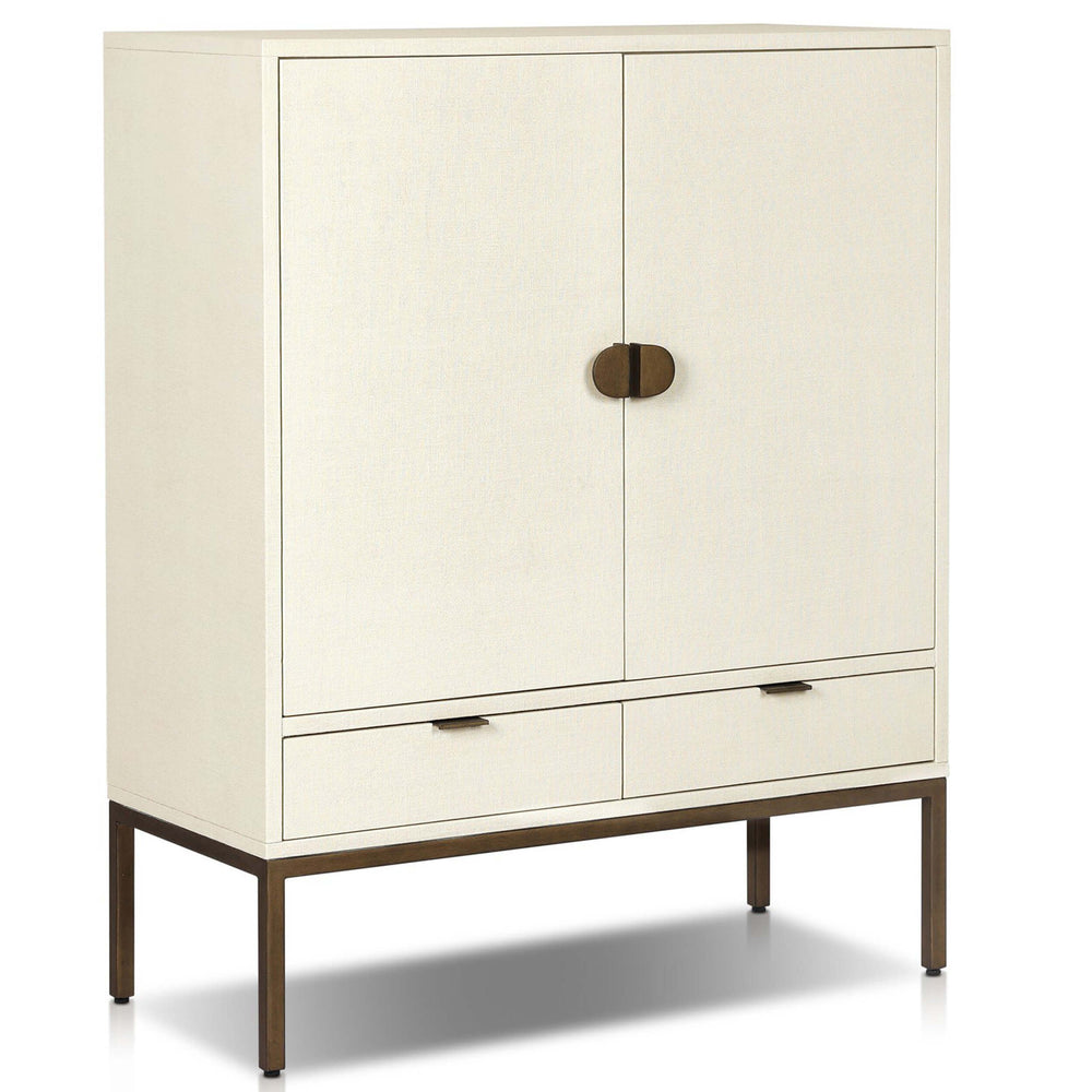 Cressida Bar Cabinet, Ivory