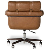 Arnold Leather Desk Chair, Sonoma Chestnut