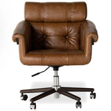 Arnold Leather Desk Chair, Sonoma Chestnut