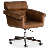 Arnold Leather Desk Chair, Sonoma Chestnut