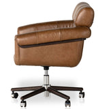 Arnold Leather Desk Chair, Sonoma Chestnut